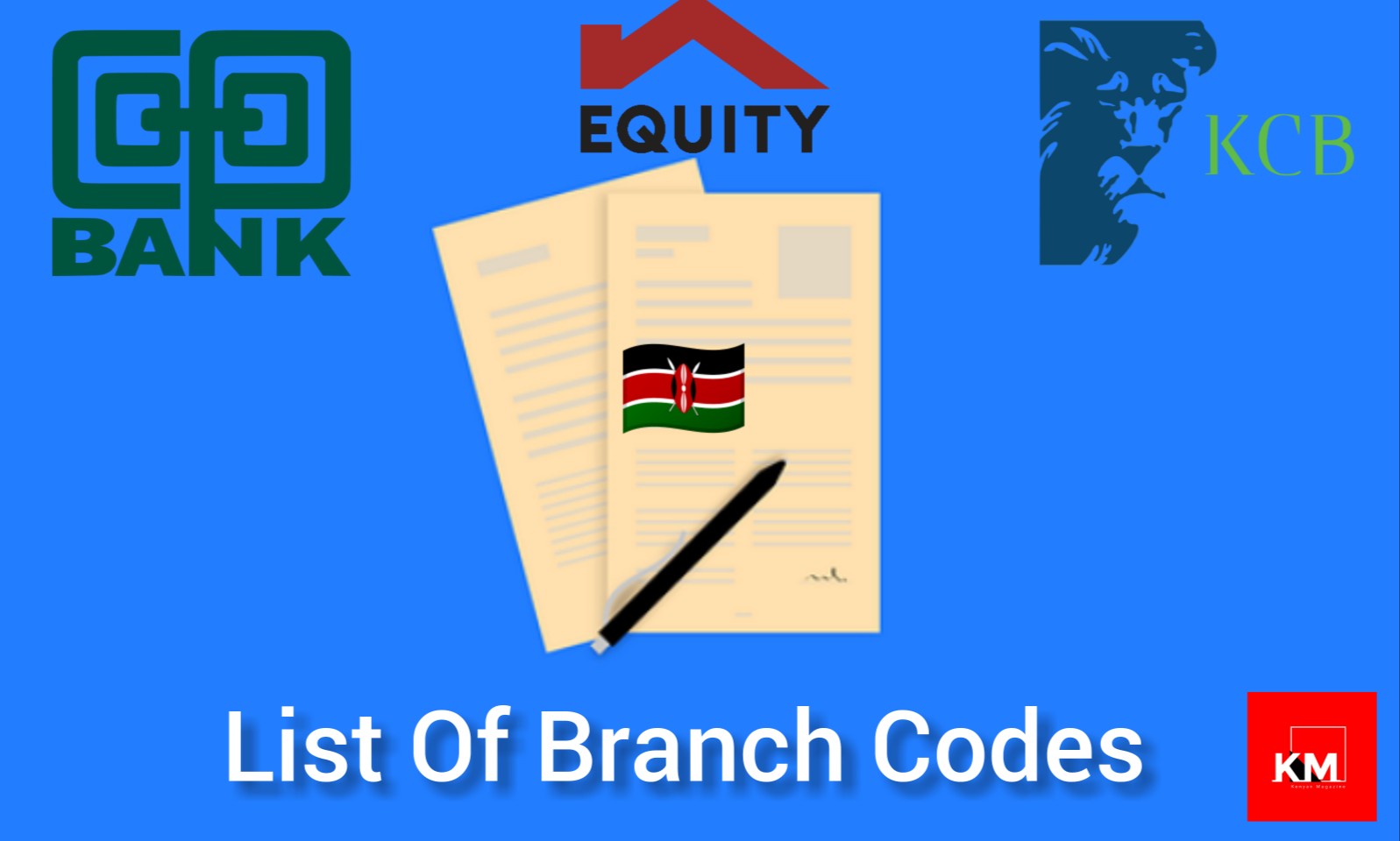 Branch Codes for Banks In Kenya