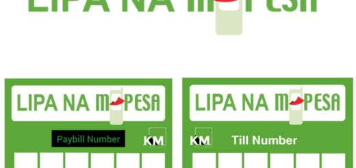MPESA Paybill Number and Till Number