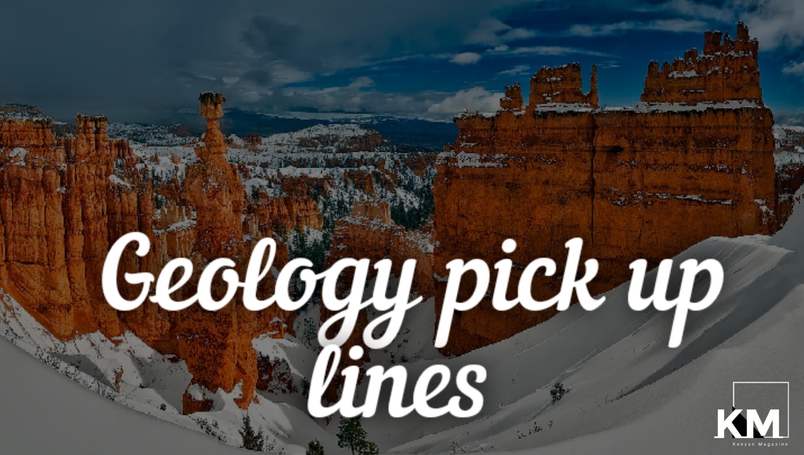 Geology Pick up lines
