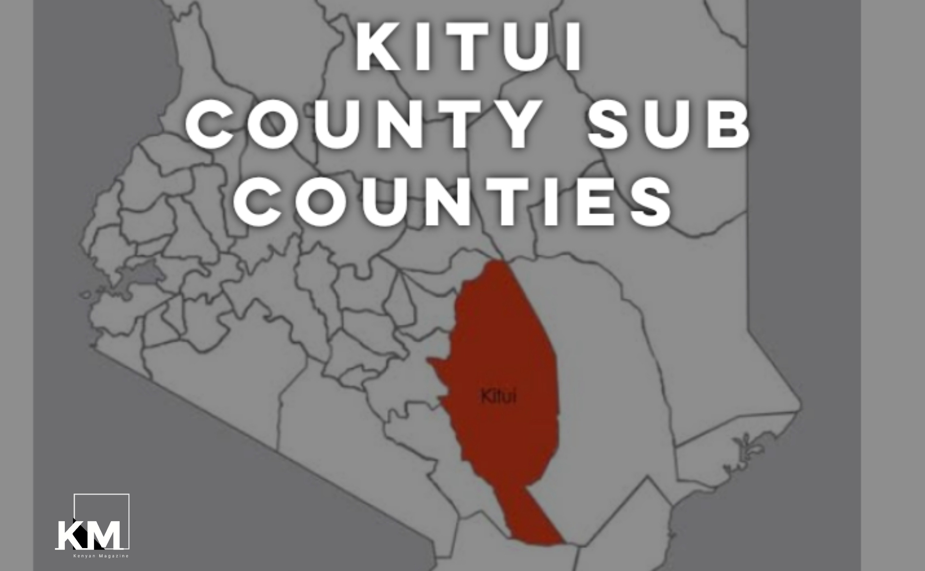 Kitui County Sub Counties