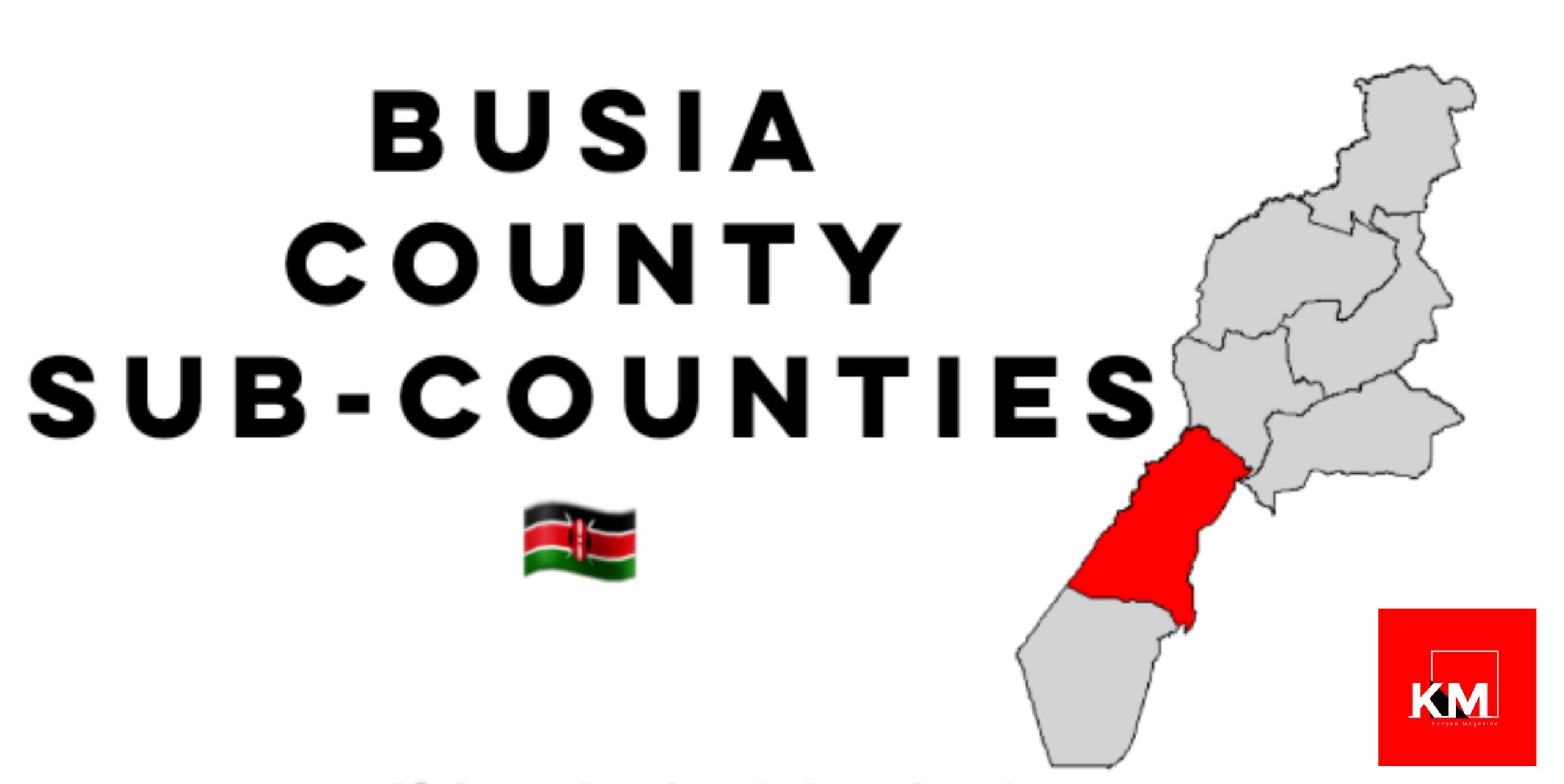 Busia County Sub-Counties