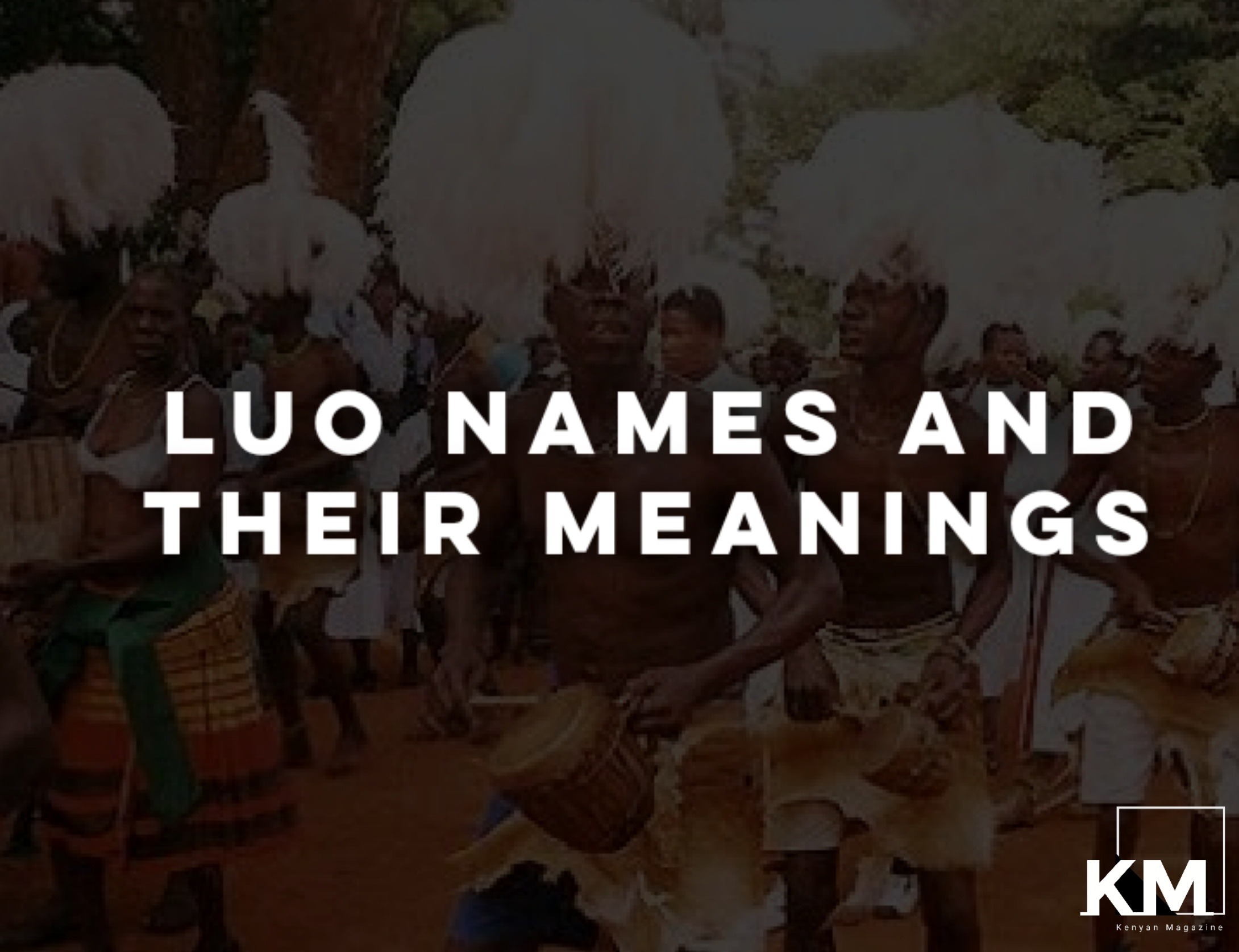 Luo names and their meanings