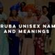 Yoruba unisex names and meaning