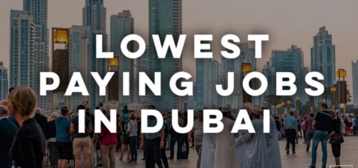 Lowest paid jobs in Dubai