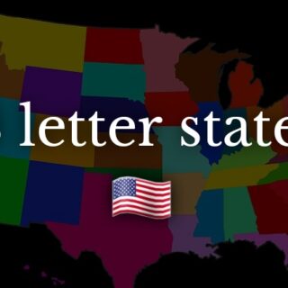 8 letter states