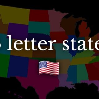 6 letter states