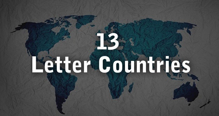 13 Letter Countries