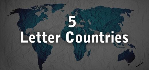 5 letter countries