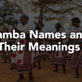 Kamba Names and Meanings