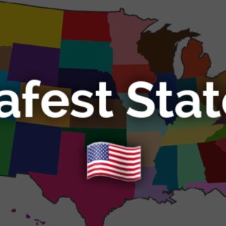 Safest states in USA