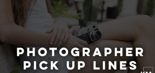 Photographer pick up lines