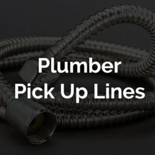 Plumber Pick up lines