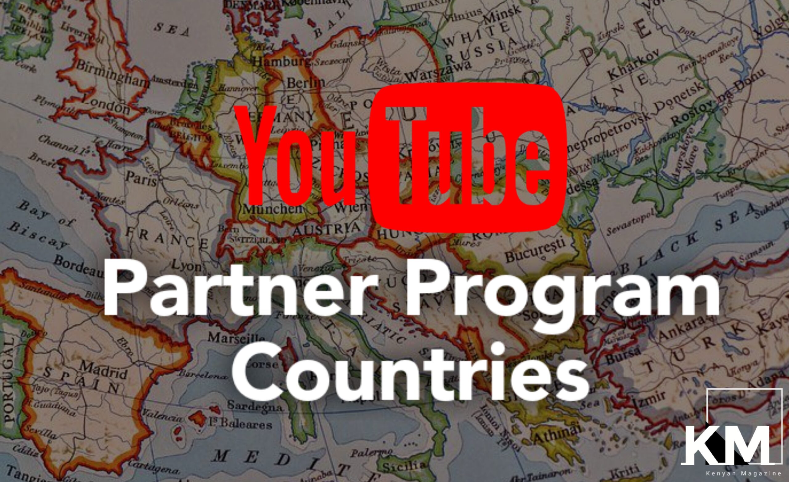 YouTube Partner Program Countries