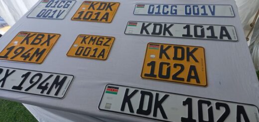New Digital Number Plate Kenya