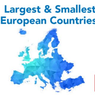 Largest countries and smallest countries in Europe