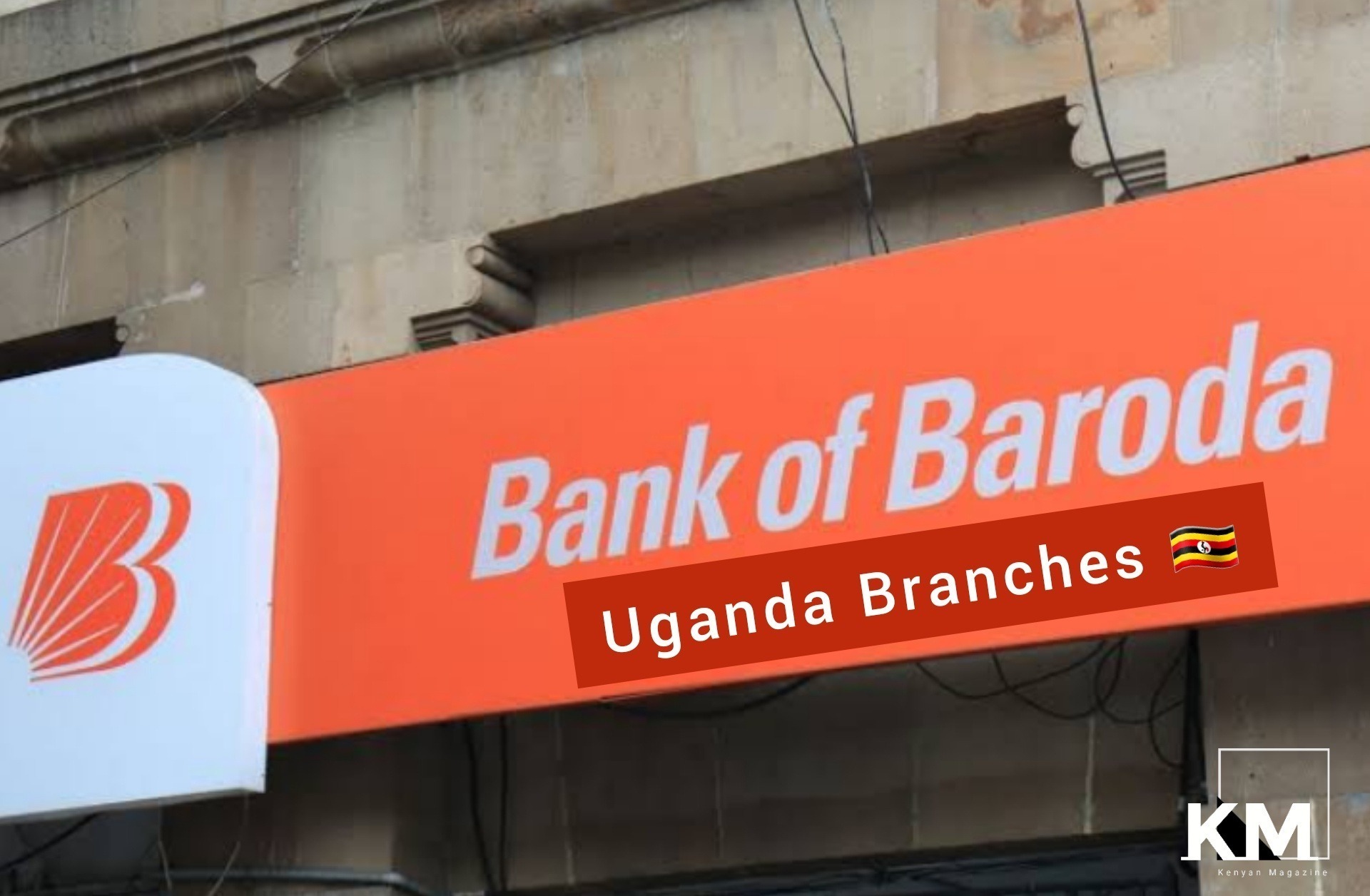 Bank of Baroda branches in Uganda