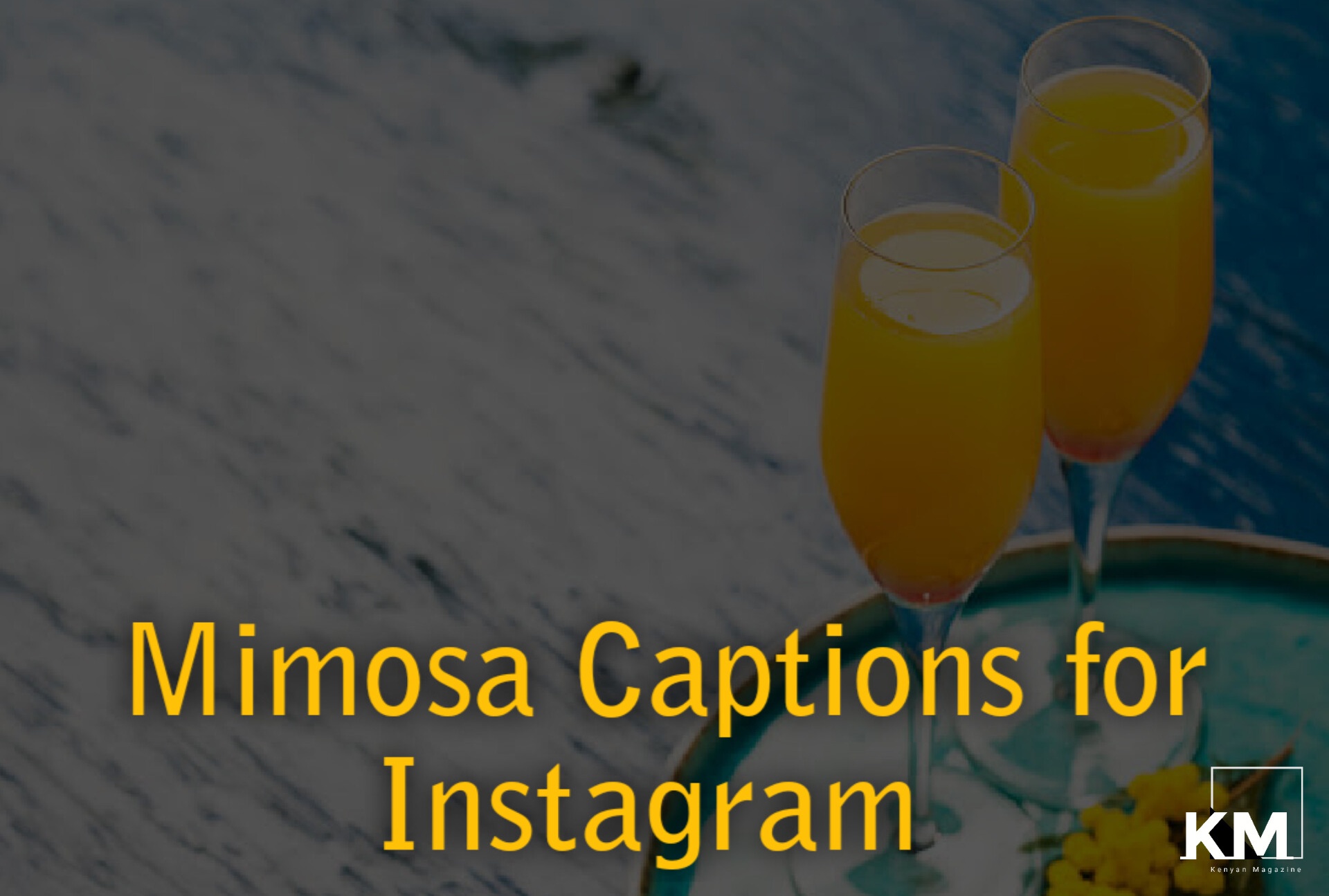 Mimosa Instagram captions