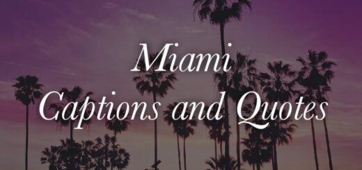 Miami Captions and quotes