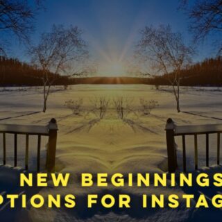 New beginnings captions for Instagram