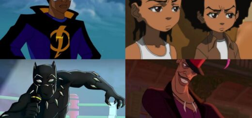 Male black cartoon characters