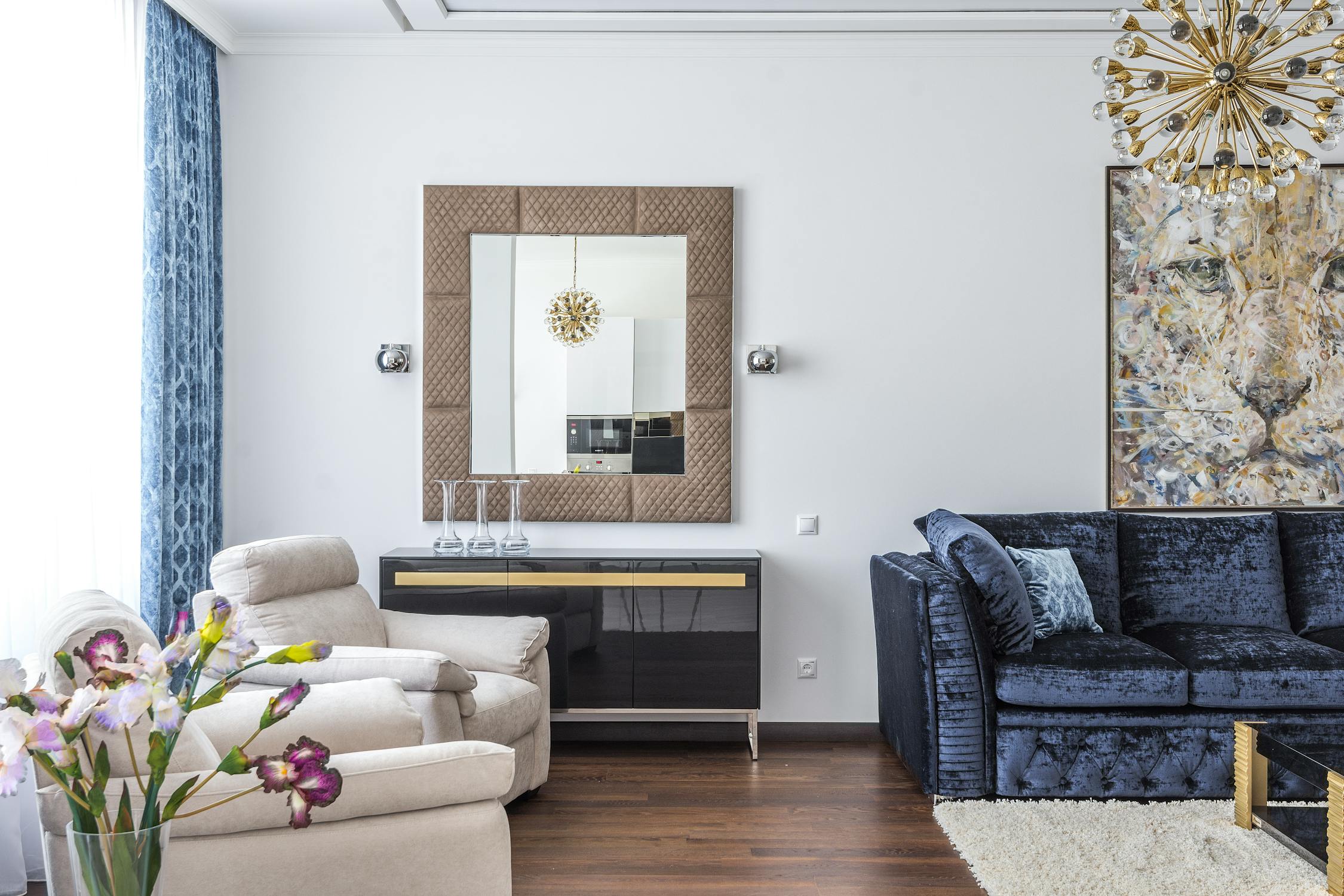 Colourful living room